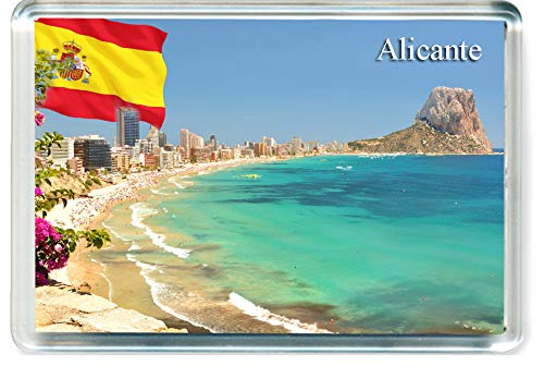 DreamGirl H305 Alicante Imán para Nevera Spain Travel Fridge Magnet