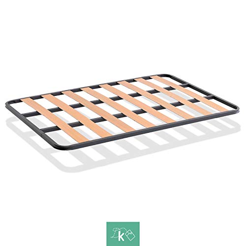 Dreaming Kamahaus SOMIER de lámina Ancha Estructura de 30x30 | 90 x 190 cms.| Láminas de Chopo | Compatible con Patas cuadradas con Abrazadera (No Incluidas) | Fabricado en España |