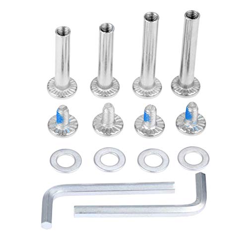 DRELD 6018A-A Maleta de equipaje Ruedas con rodamientos ABEC 608zz Ruedas de repuesto (64 mm x 18 mm) Kit de reparación Ejes de goma de metal, un juego de (2) Ruedas