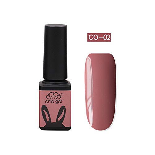 DressLksnf Esmalte de Uñas Moda para Mujer Esmalte de Uñas Elegante Esmalte Permanente Esmalte Endurecedor para Uñas Color Ligero