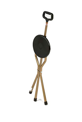 Drive Medical - Bastón con asiento, no ajustable