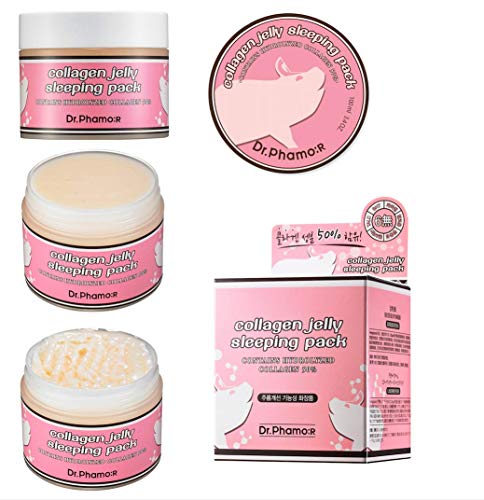 Dr.Pharmor, Mascarilla facial de collageno de noche sleeping pack - 1 unidad