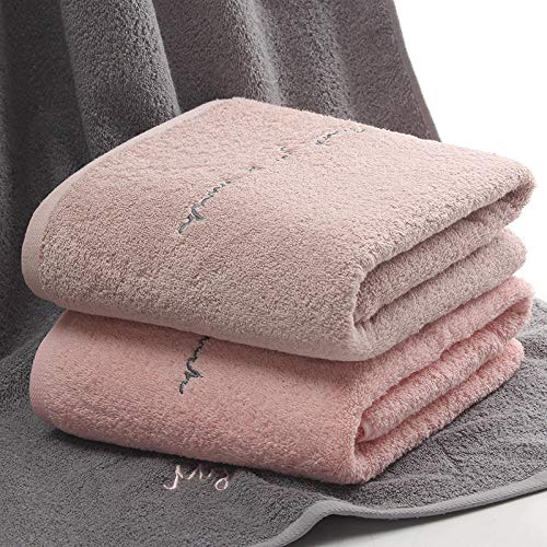 DSJDSFH Toalla De Baño Absorbente Espesada Pareja Suave Toalla De Playa Hogar Toalla De Baño Grande 70 * 140Cm385G