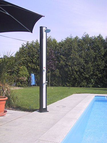 Ducha solar Deluxe con mezclador monomando y grifo de extracción