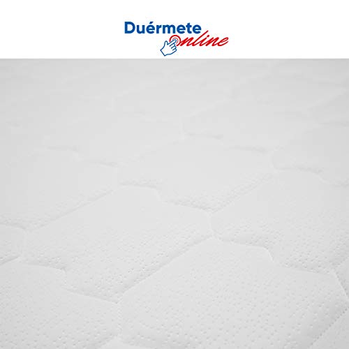 Duérmete Online Lyla - Colchón Viscoelástico ReversiblE, Cara Invierno-Verano, Transpirable, 90x190