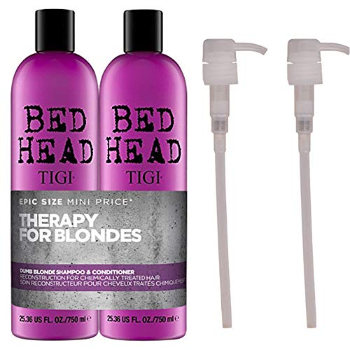 Dumb Blonde Duo/Tween Set, champú y acondicionador más dosificadores