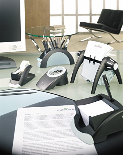 Durable Telindex Desk Vegas - Listín telefónico con 500 fichas, Negro, tamaño 104 x 72 mm