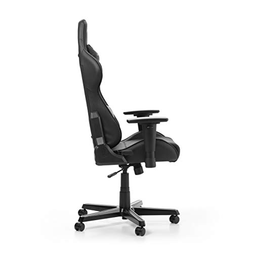 Dx Racer Formula F08 Gaming Chair, Black, Piel sintética, Negro, 67 x 67 x 128 cm