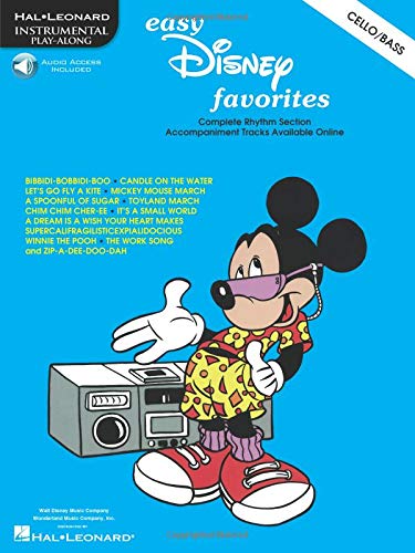 Easy Disney Favorites (Cello/Double Bass) (Book/Online Audio)