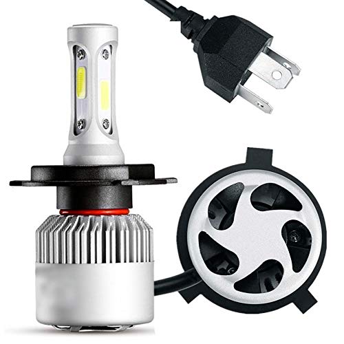 easyelettronica® Kit LED CREE coche para T-Max lámparas H7 + H4 para Yamah TMAX abbagliante + Anti-Reflejo todo LED nueva tecnología + LED posiciones)