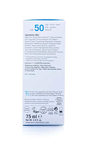 Eco Cosmetics Eco sol Leche LSF 50  75 ml con Frambuesa y granada 75 ml