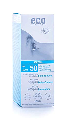Eco Cosmetics - Loción Solar Neutral FPS 50 EcoCosmetics, 100 ml
