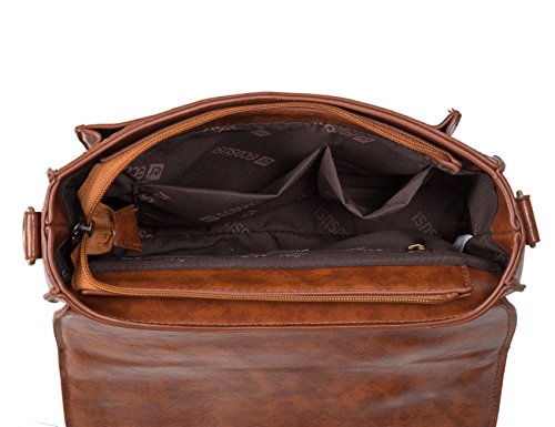 Ecosusi - Bolso Estilo Cartera para Mujer, marrón (Marrón) - Eco012824057-FFR