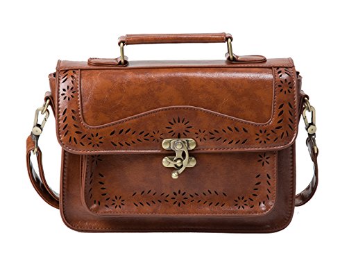 Ecosusi - Bolso Estilo Cartera para Mujer, marrón (Marrón) - Eco012824057-FFR