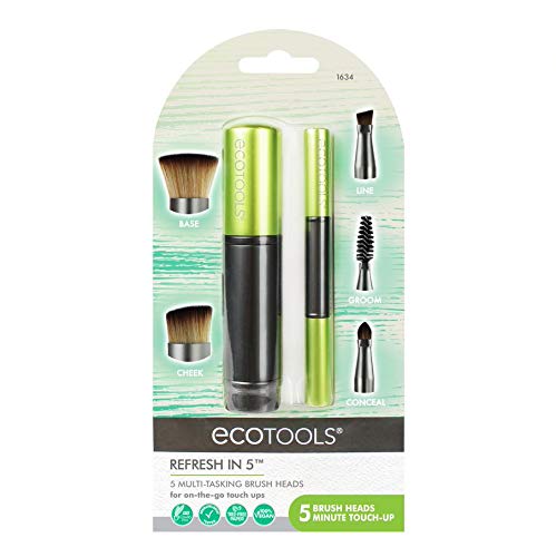EcoTools® REFRESH IN 5™ - Juego con brochas de maquillaje retráctiles
