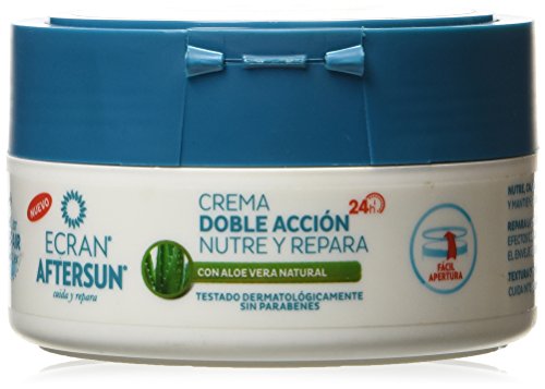 Ecran Aftersun - Crema doble acción (cuidado después del sol, nutre y repara, 200 ml)