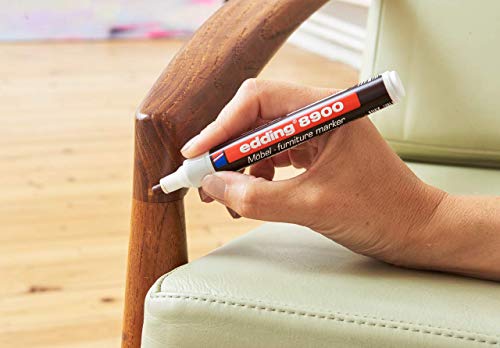 edding e-8900-1-4614 - Marcador para retocar muebles color Roble claro, Retoca y repara arañazos y desperfectos