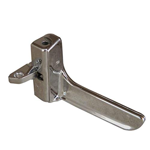 EDP40FBA - Tirador de puerta interior de plástico inoxidable chapado en aluminio para todas las S.e.a.t. Ibiza y Córdoba 1998-2003; puerta derecha