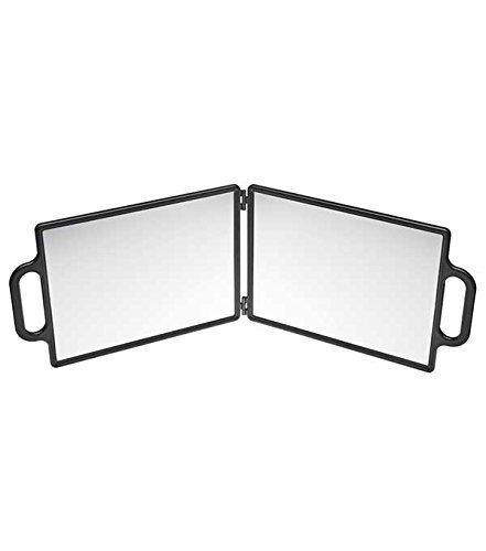 Efalock Twins - Espejo de Mano, Color Gris