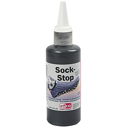 efco Sock-Stop, Botella de PINTURA acuosa de látex para coche, 100 ml, Negro