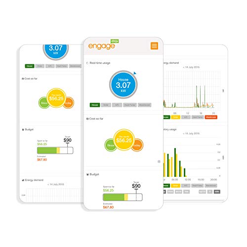 Efergy Technologies ENGAGE HUB 1.1 - Monitor para el control del consumo de energía doméstica