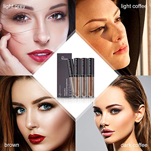 Effie Lancelot Gel De Cejas, Tinte de Cejas, Gel Impermeable para Cejas, Gel para Cejas de Larga Duración de 24 horas para Maquillaje de Cejas Resistente al Agua - 4,5 ml (Gris)