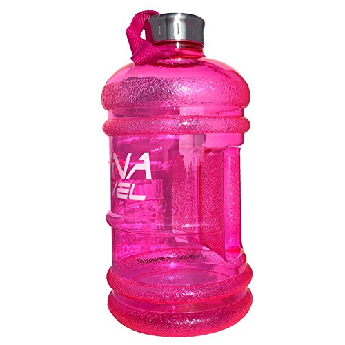 EKNA Bottle| 2.2 litres | l'eau Bottle| Eau Bottle| Eau Gallon| Idéal pour l'eau quotidienne Requirements| pour tous les jours Life|fitness ou Travel| sans BPA |with Indicateur de niveau