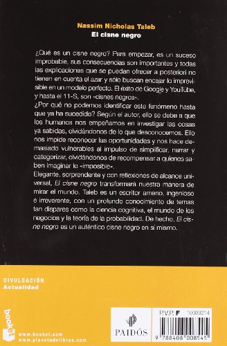 El cisne negro: El impacto de lo altamente improbable (Divulgación)