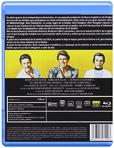 El Discípulo del Diablo v.o.s BD 1959 The Devil's Disciple [Blu-ray]