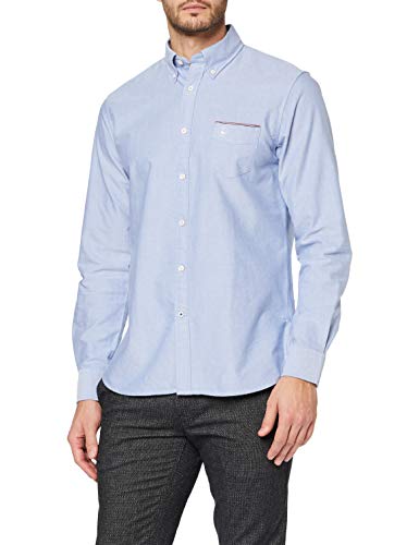 El Ganso 1 Camisa casual, Azul (Azul 0046), Medium para Hombre