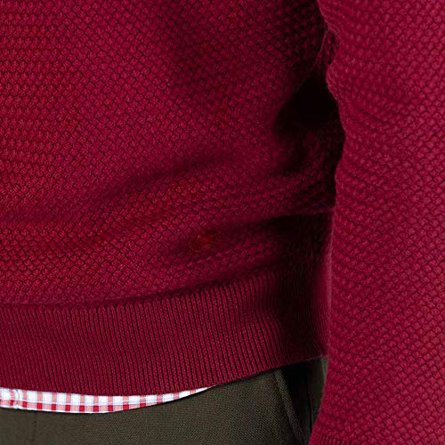 El Ganso Urban Oxford Jersey, Rojo (Granate 0016), Medium para Hombre