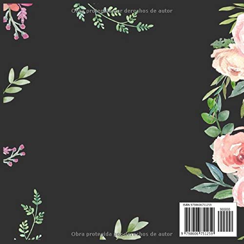 El libro de visitas de mis 22 años: Decoración vintage para el feliz cumpleaños 22 - Ideas para la celebración - Libro de regalo para felicitaciones y ... - Iniciar sesión con marco de fotos floral