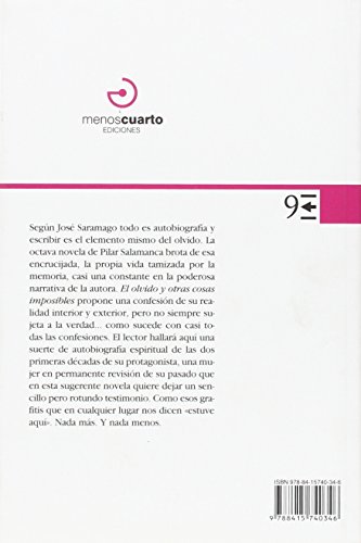 El olvido y otras cosas imposibles (Cuadrante 9)