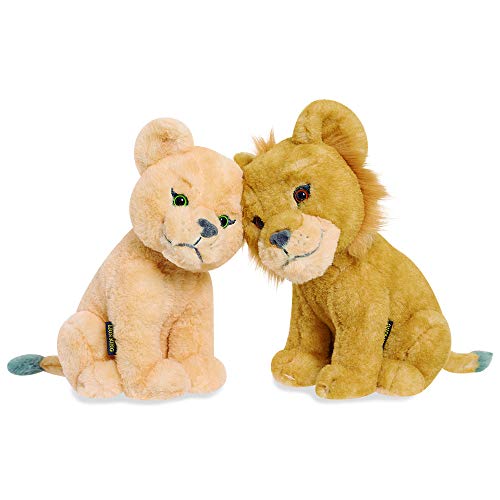 El Rey Leon- Action Peluche Touching Heads: Simba & Nala (Giochi Preziosi LNN02000)
