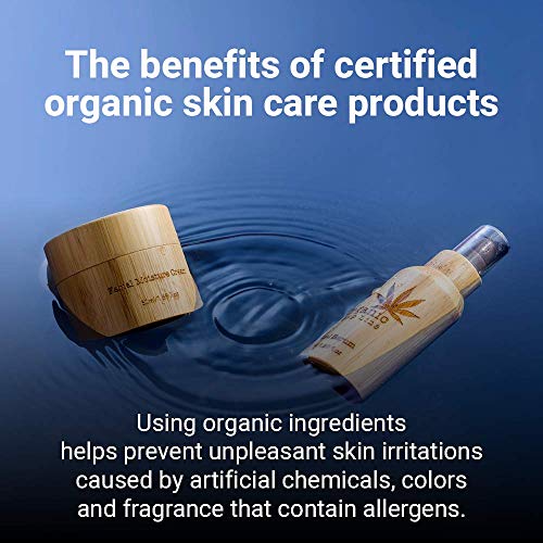 El suero facial orgánico de la línea de cáñamo 50 ml, rico en antioxidantes restauradores, este suero facial se beneficia del poder activo del aceite de semillas de cáñamo orgánico