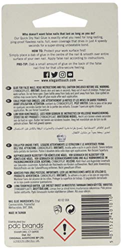 Elegant Touch Pegamento_4 second protective nail glue clear 21 g