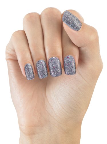 Elegant Touch – Uñas postizas con brillantina y etiquetas adhesivas Razzle Dazzle