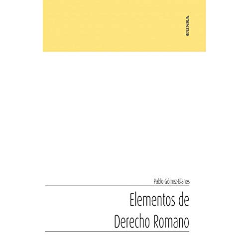 ELEMENTOS DE DERECHO ROMANO
