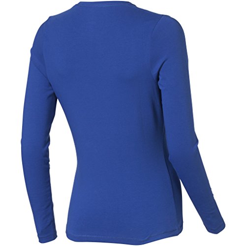 Elevate - Camiseta Modelo Ponoka de Manga Larga para Mujer (Grande (L)) (Verde Manzana)