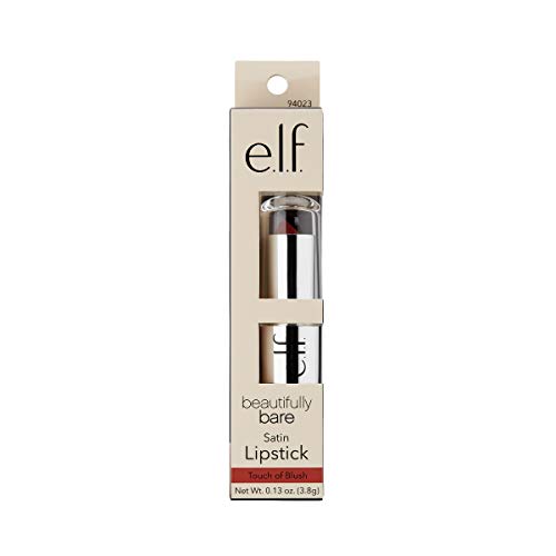 e.l.f. Cosmetics Bare - Lápiz labial de raso, Touch of Berry