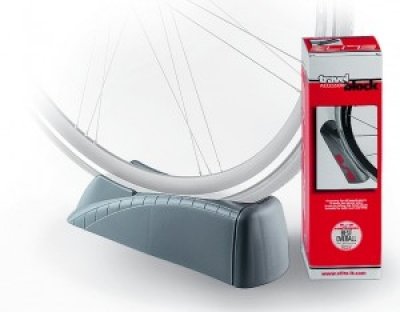Elite - Soporte para rueda de bicicleta Travel Block, Trainer Elastogel