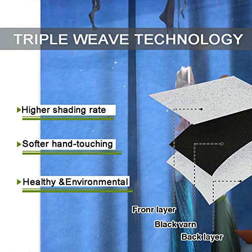 Elliot Dorothy Frozen Elsa and Anna - Juego de cortinas lavables, cortinas opacas para decoración de aislamiento térmico, 42 x 45 cm