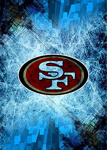 Elliot Dorothy San Francisco 49ers Wall Art Wall Decor on Canvas Stretched Artwork Living Room Bedroom 24"x36", Unframed/Frameable