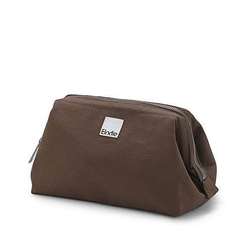 Elodie Details Neceser de Viaje/Bolsas de Cosméticos Zip&Go de Tela Amplia Apertura - Chocolate, Marrón