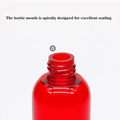 Embotellado en aerosol, tipo de prensa de viaje al aire libre Frasco de botella de niebla fina - Loción Sub-botella Pure Dew aprobada for equipaje de mano ( Color : Red , Size : 3.5*11.6cm (45ml) )