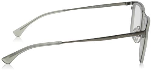 Emporio Armani 0EA1073 Monturas de gafas, Matte Gunmetal, 54 para Hombre