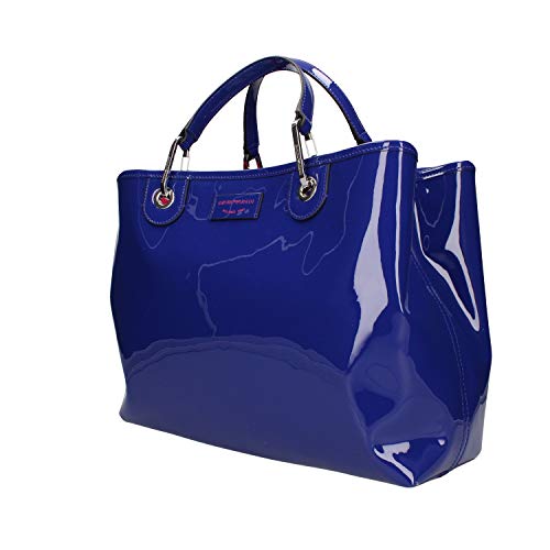 Emporio Armani - Bolso de mano, color azul
