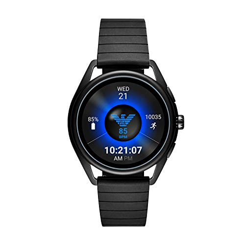 Emporio Armani Connected - Smartwatch con pantalla táctil, Negro