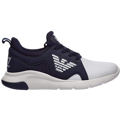 Emporio Armani EA7 Hombre Zapatillas Navy White 43 1/3 EU