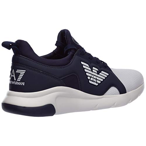 Emporio Armani EA7 Hombre Zapatillas Navy White 43 1/3 EU